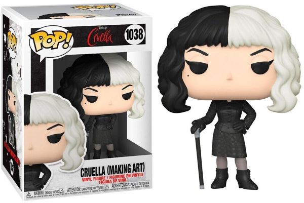 FUNKO POP CRUELLA Cruella (Making Art) 1308 In box (11x16cm) …x6…X36